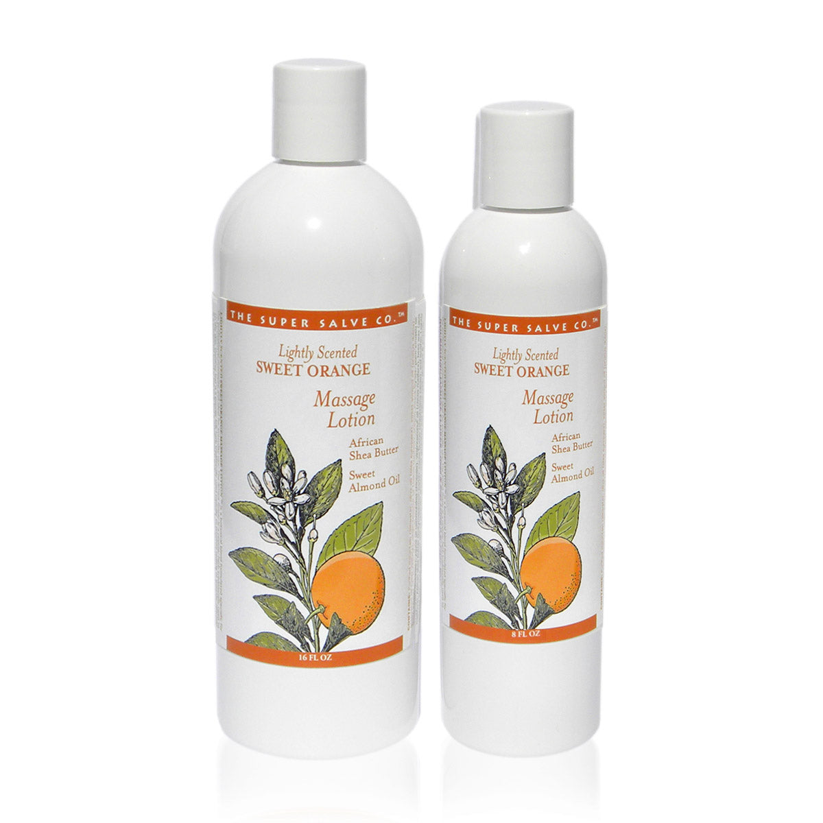 Lightly Scented Sweet Orange Massage Lotion – Super Salve Co.