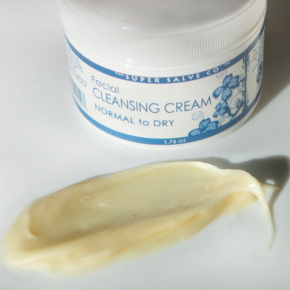 Facial Cleansing Cream for Normal to Dry Skin – Super Salve Co.